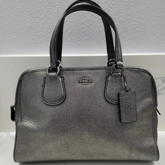 Coach Nolita Gunmetal Dark Grey Bag - Picture 3 of 16